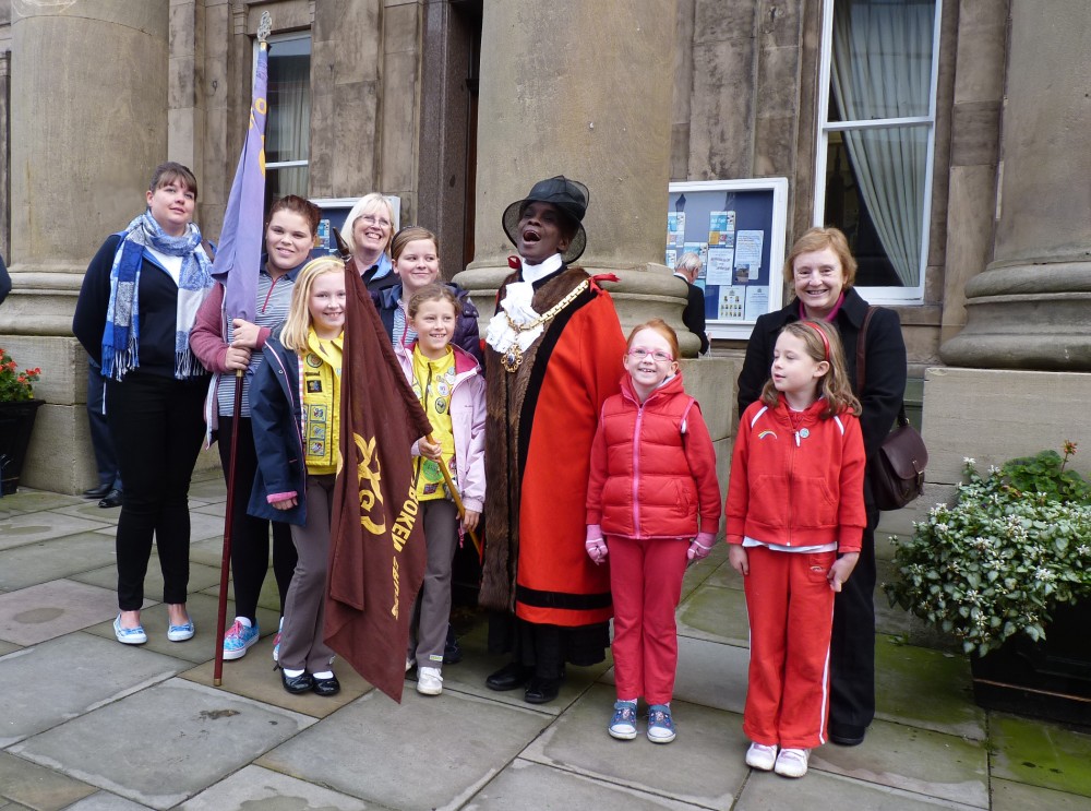 Brownies at the Civic Service